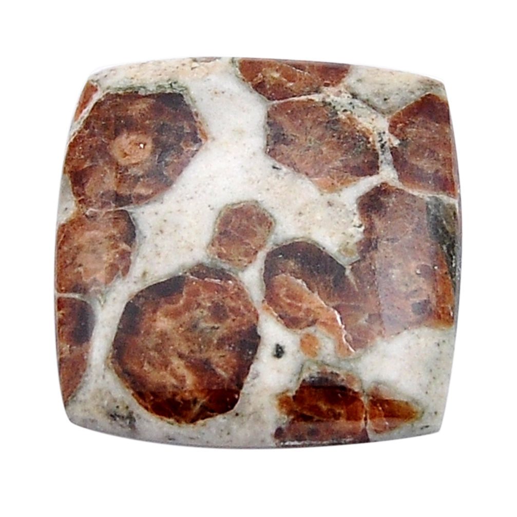 Natural 51.30cts garnet in limestone spessartine 31x30 mm loose gemstone s30033
