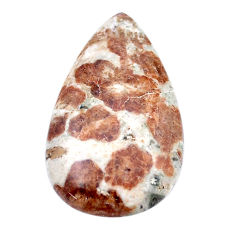 Natural 30.45cts garnet in limestone spessartine 34x20 mm loose gemstone s26739
