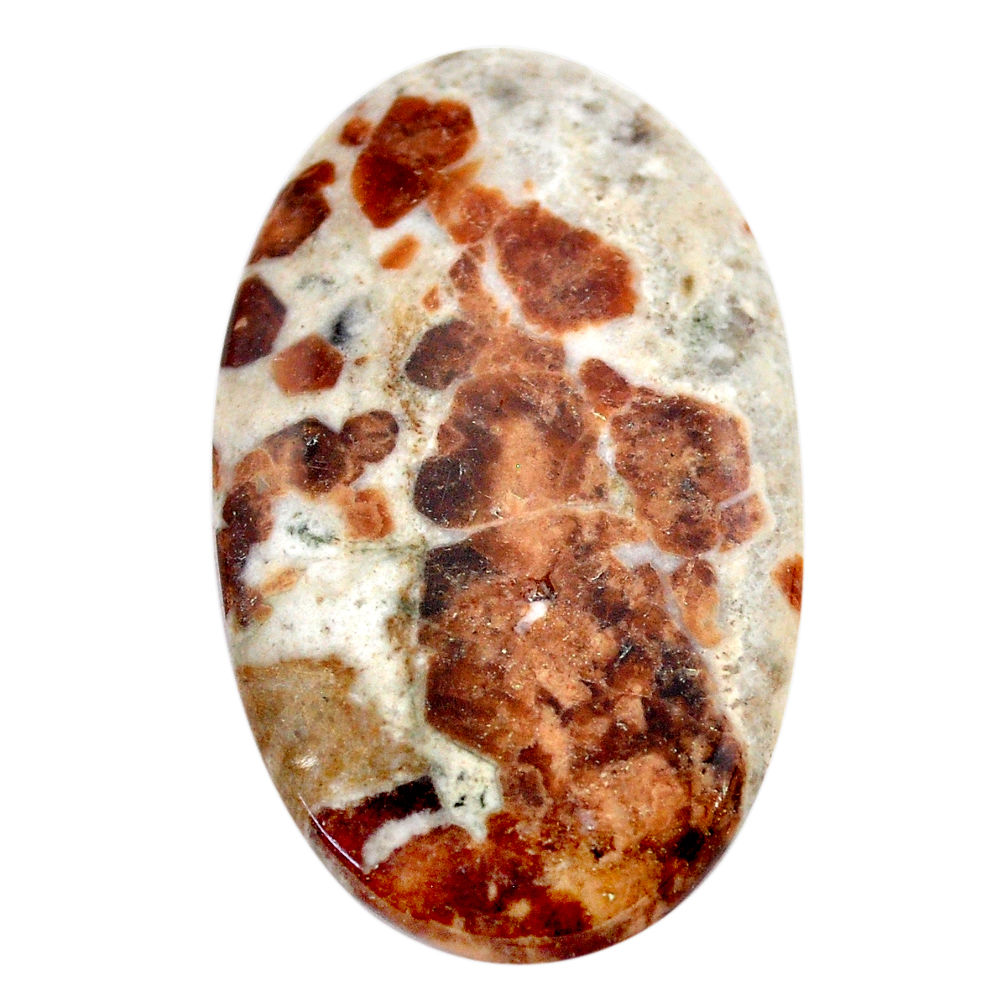 Natural 52.40cts garnet in limestone spessartine 44x26 mm loose gemstone s23441