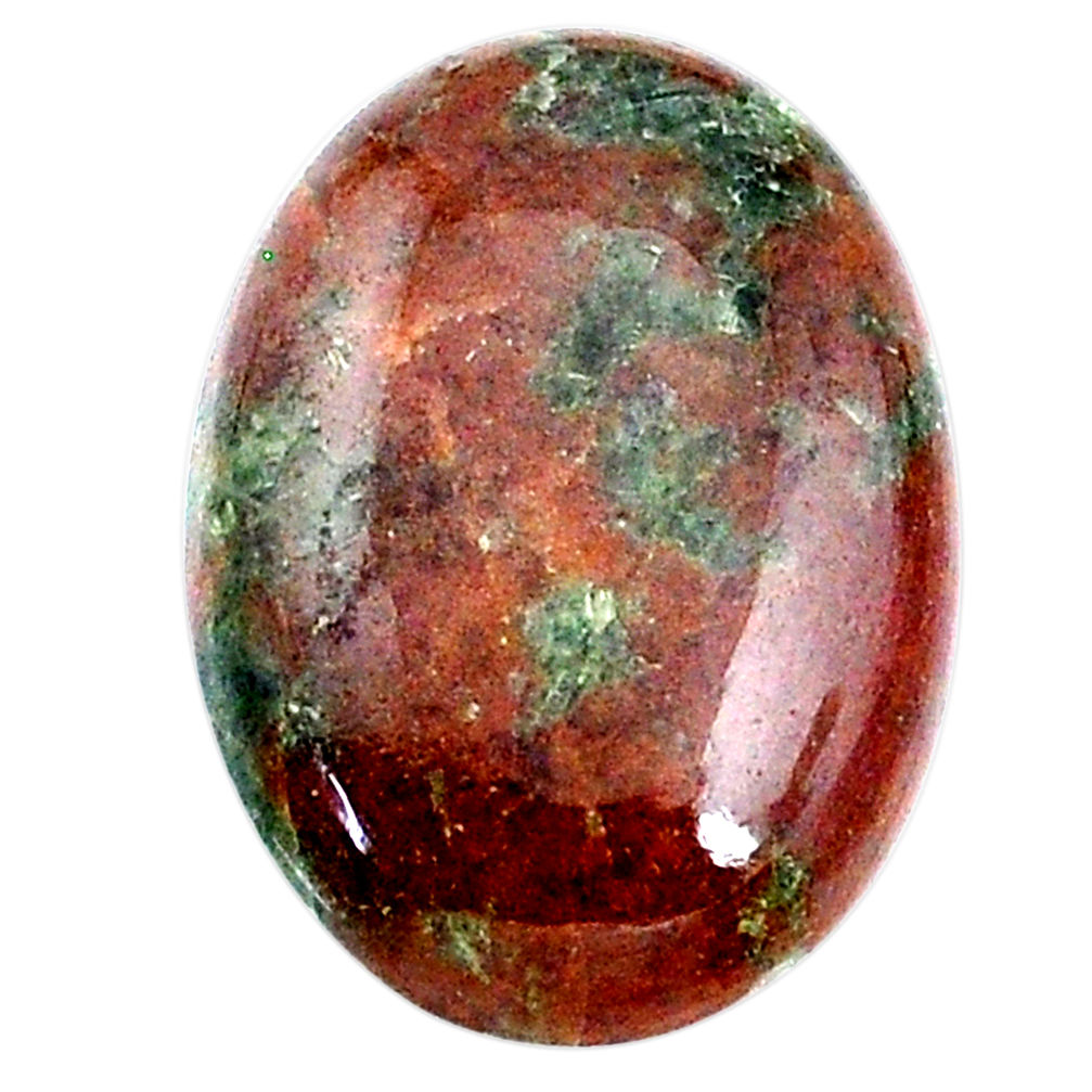 Natural 25.35cts grass garnet green cabochon 26x18 mm oval loose gemstone s21027