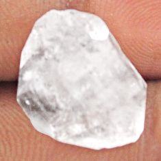 Natural 10.30cts herkimer diamond white rough 17x12 mm loose gemstone s25448