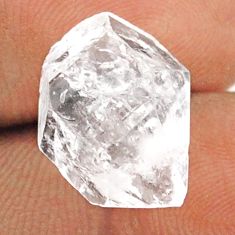 Natural 11.20cts herkimer diamond white rough 17x13 mm loose gemstone s25457