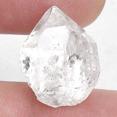 Natural 12.95cts herkimer diamond white rough 18x14 mm loose gemstone s28061