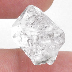 Natural 17.65cts herkimer diamond white rough 20x13 mm loose gemstone s28071