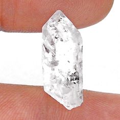 Natural 10.30cts herkimer diamond white rough 20x9mm fancy loose gemstone s28649