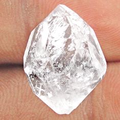 Natural 18.35cts herkimer diamond white rough 21x13 mm loose gemstone s25479