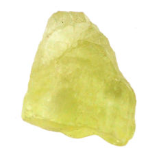Natural 28.10cts hiddenite rough green rough 23x17mm fancy loose gemstone s25974