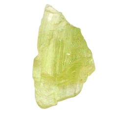 Natural 36.20cts hiddenite rough green rough 29x16mm fancy loose gemstone s25973