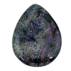 Natural 8.85cts honduran matrix opal black 26x19 mm pear loose gemstone s22562