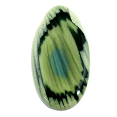 Natural 24.45cts imperial jasper green cabochon 35x18 mm loose gemstone s24541