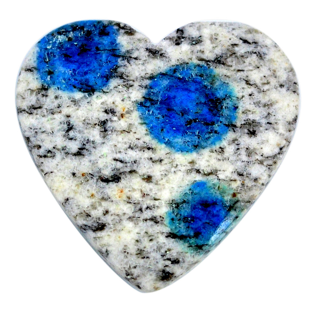 Natural 24.45cts k2 blue (azurite in quartz) 17.5x17.5 mm loose gemstone s20398