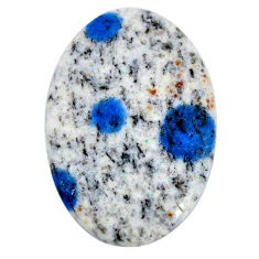 Natural 23.15cts k2 blue (azurite in quartz) 32.5x22 mm loose gemstone s20410