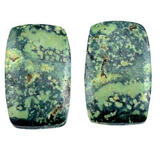 Natural 12.40cts kambaba jasper cabochon 18x11 mm pair loose gemstone s25114