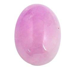 Natural 12.85cts kunzite pink cabochon 18x13 mm oval loose gemstone s26321