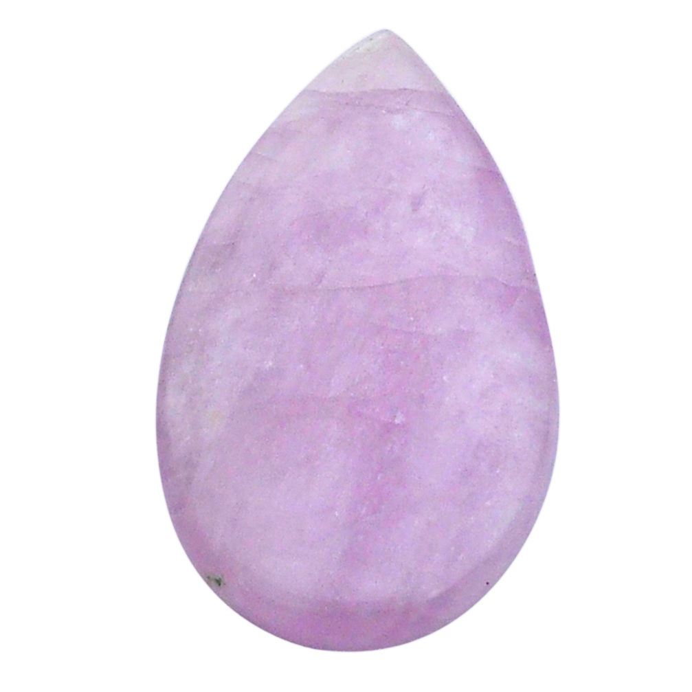 Natural 25.10cts kunzite pink cabochon 32x18.5 mm pear loose gemstone s28194