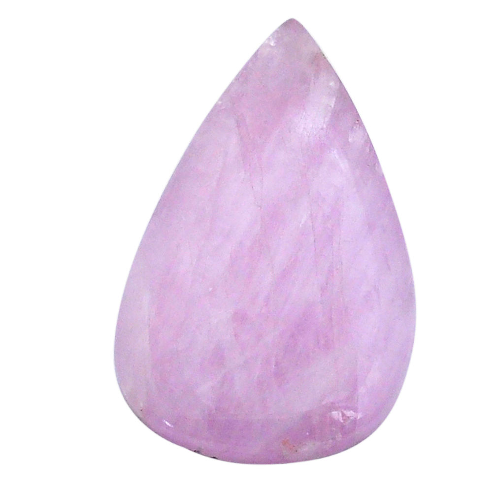 Natural 25.45cts kunzite pink cabochon 35x21 mm pear loose gemstone s28197