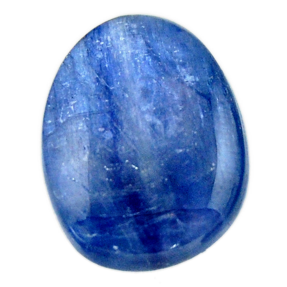 Natural 13.40cts kyanite blue cabochon 20x14 mm fancy loose gemstone s17943