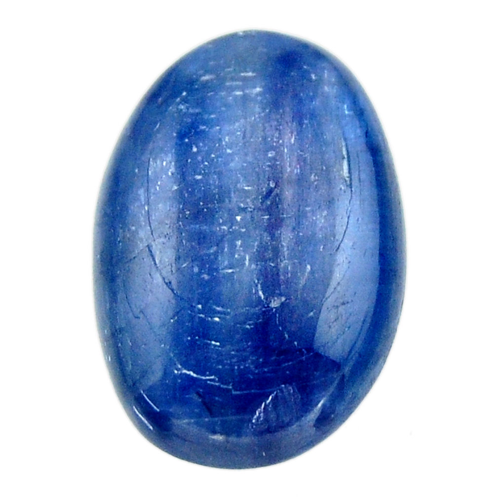 Natural 18.10cts kyanite blue cabochon 21.5x14 mm fancy loose gemstone s17949