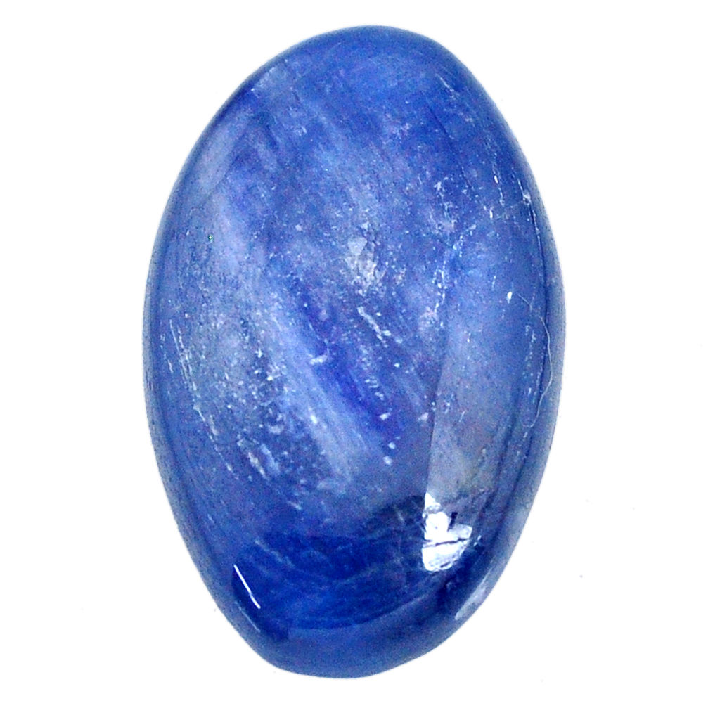 Natural 23.45cts kyanite blue cabochon 24x15 mm oval loose gemstone s20362