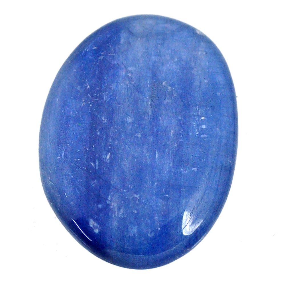 Natural 19.30cts kyanite blue cabochon 24x17.5 mm fancy loose gemstone s20375