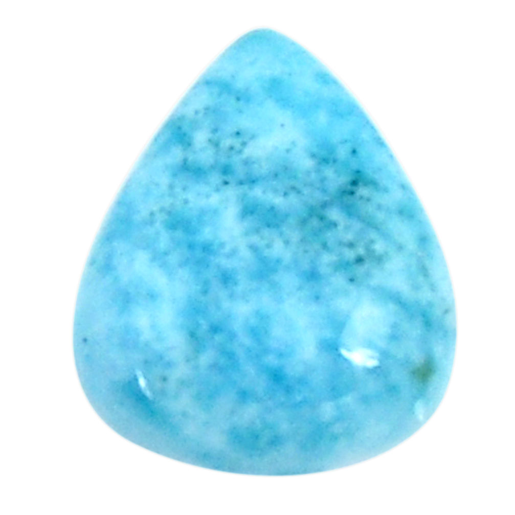 Natural 8.15cts larimar blue cabochon 16x13 mm pear loose gemstone s18583