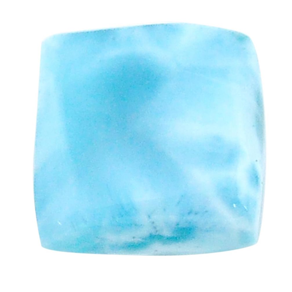 Natural 21.30cts larimar blue cabochon 17x16.5 mm octagan loose gemstone s22593