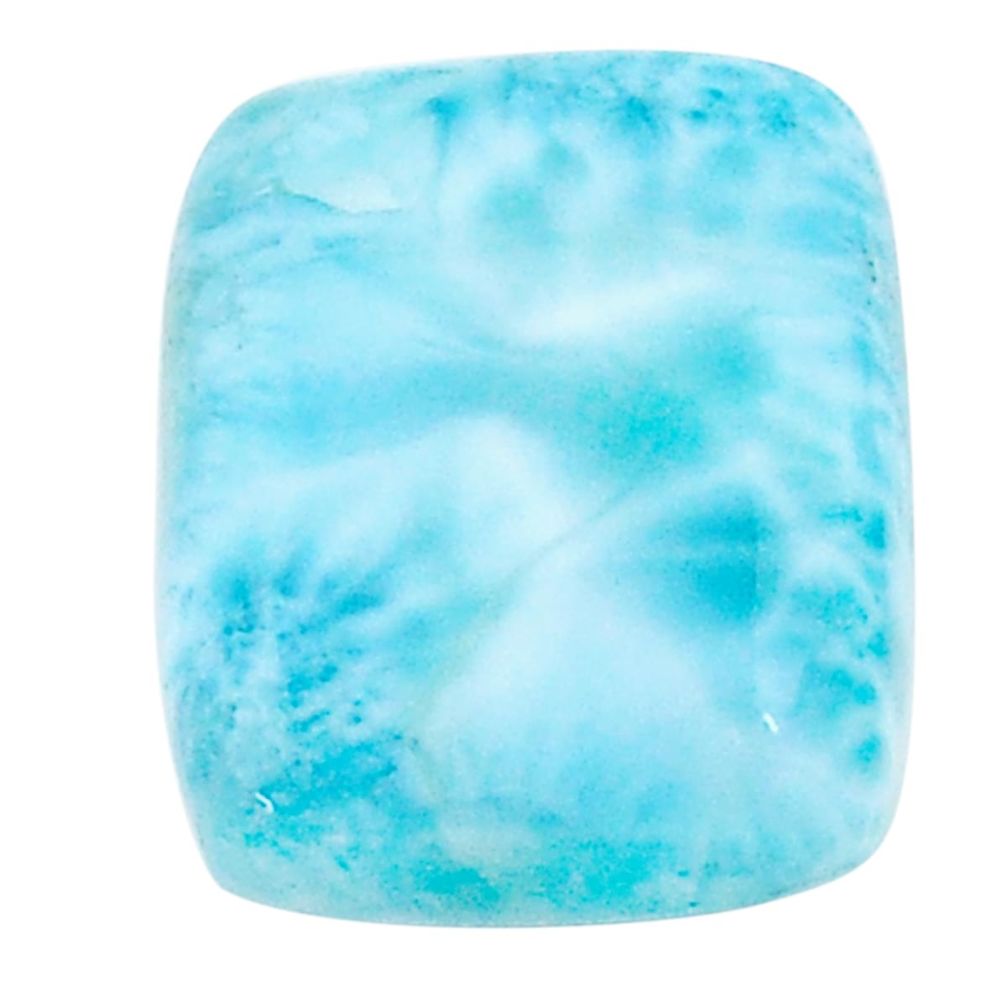 Natural 20.10cts larimar blue cabochon 19x15 mm octagan loose gemstone s22587