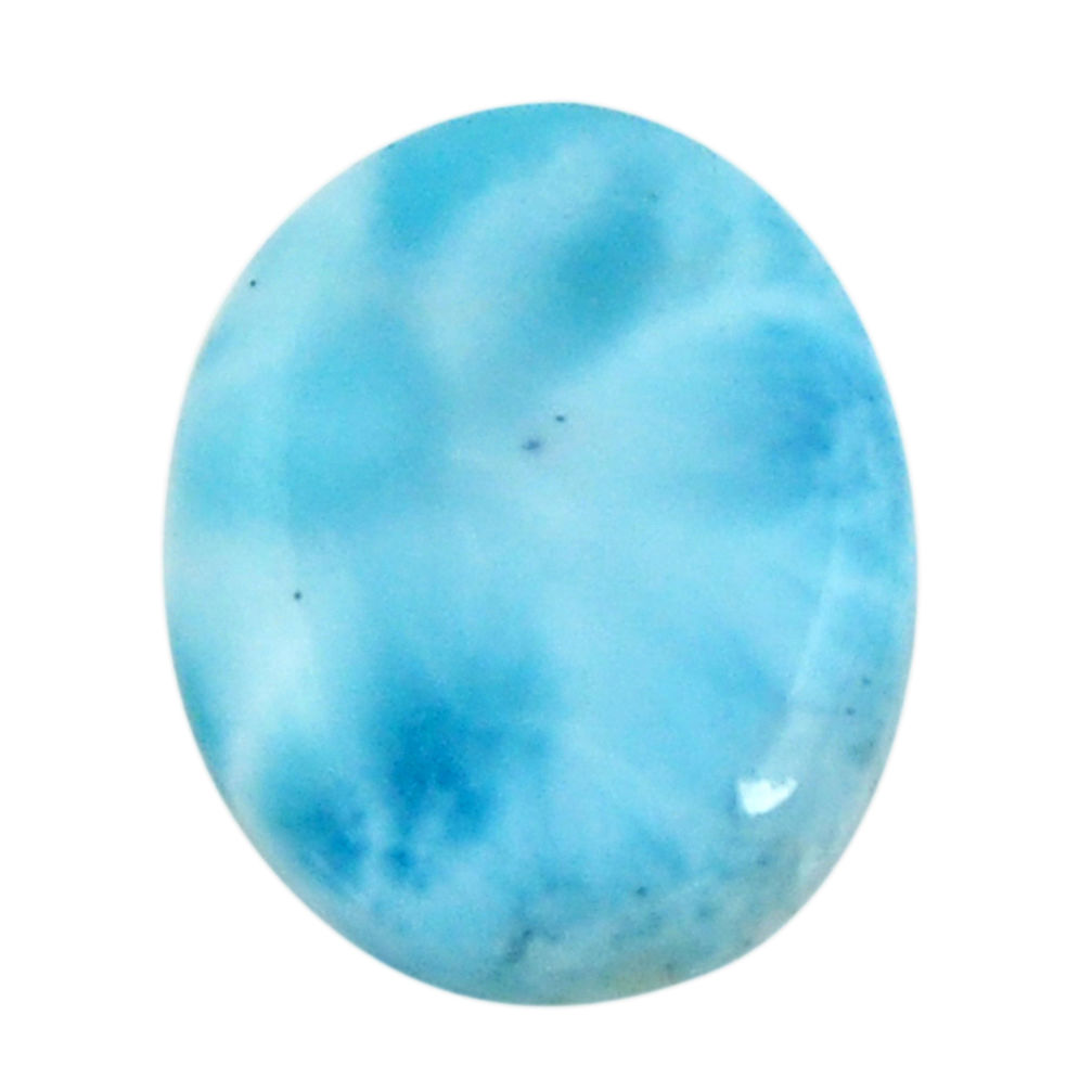 Natural 16.30cts larimar blue cabochon 21.5x17 mm oval loose gemstone s18580