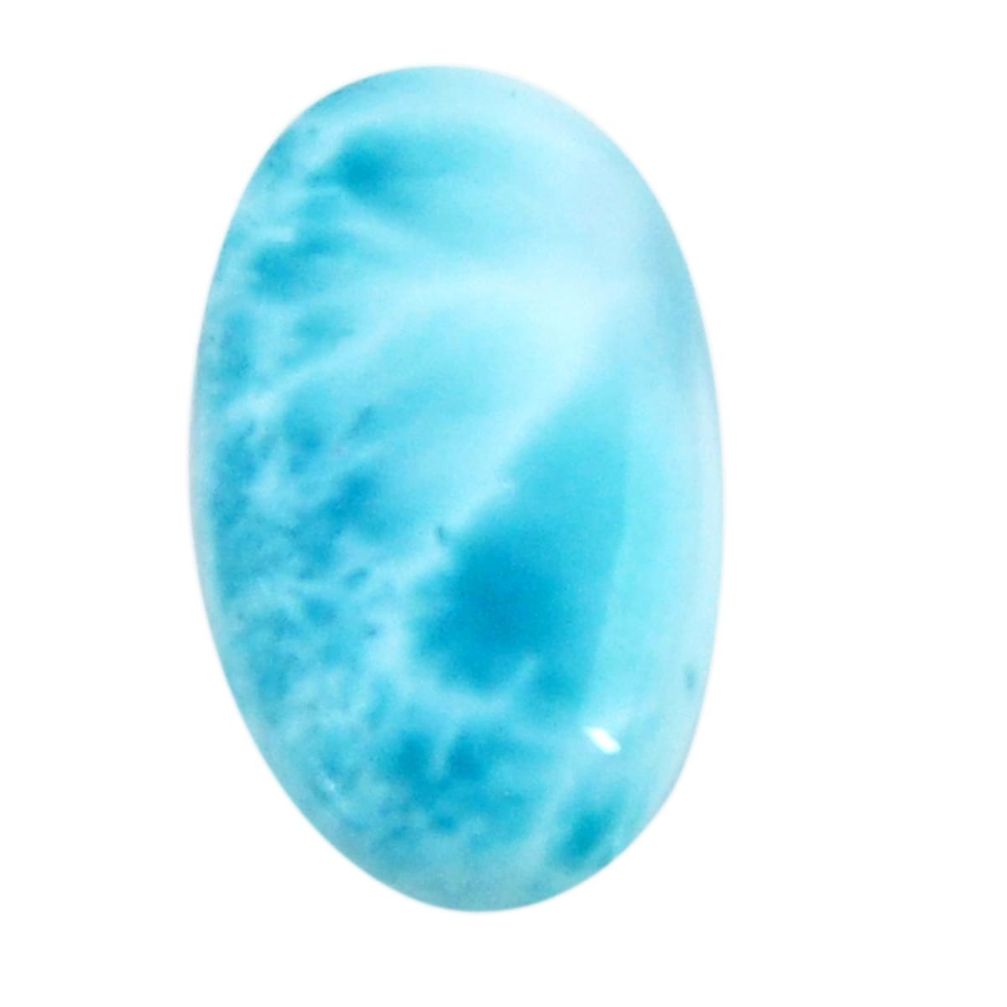 Natural 12.40cts larimar blue cabochon 23.5x13.5 mm fancy loose gemstone s18571