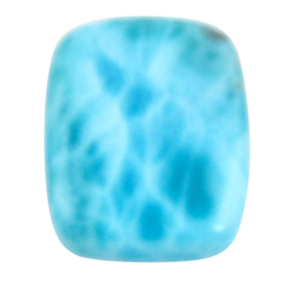 Natural 27.35cts larimar blue cabochon 24x19 mm cushion loose gemstone s18564
