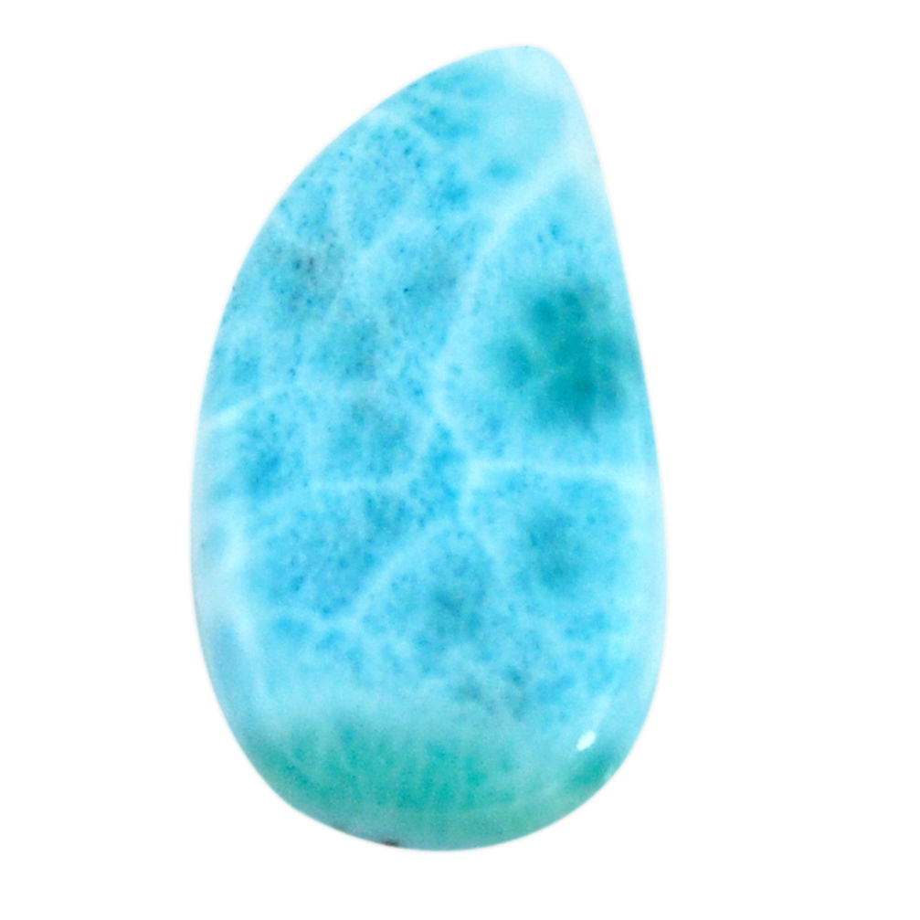 Natural 16.30cts larimar blue cabochon 29x15.5 mm fancy loose gemstone s18574