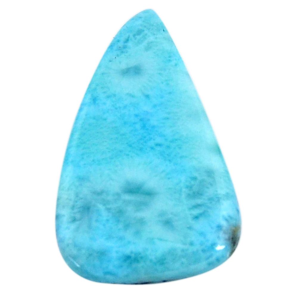 Natural 26.45cts larimar blue cabochon 34x21 mm pear loose gemstone s18562