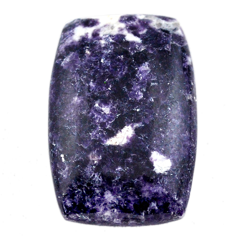 Natural 25.15cts lepidolite cabochon 28x18 mm octagan loose gemstone s23358