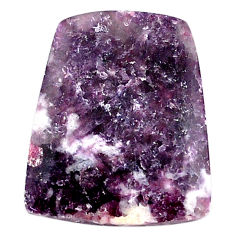 Natural 21.30cts lepidolite purple cabochon 24x20 mm fancy loose gemstone s25584