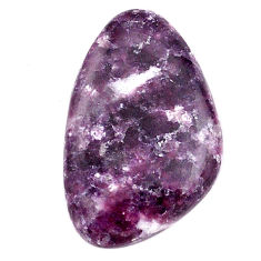 Natural 19.30cts lepidolite purple cabochon 27x17 mm fancy loose gemstone s25595