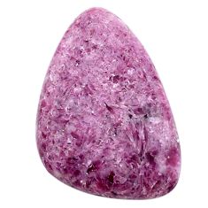 Natural 17.40cts lepidolite purple cabochon 27x18 mm fancy loose gemstone s25596