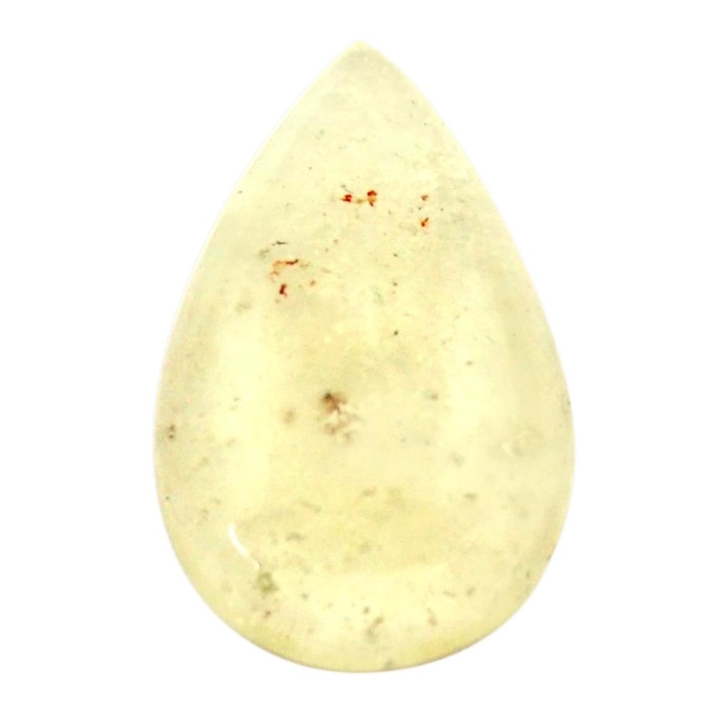 Natural libyan desert glass (gold tektite) 22.5x13.5 mm loose gemstone s16547