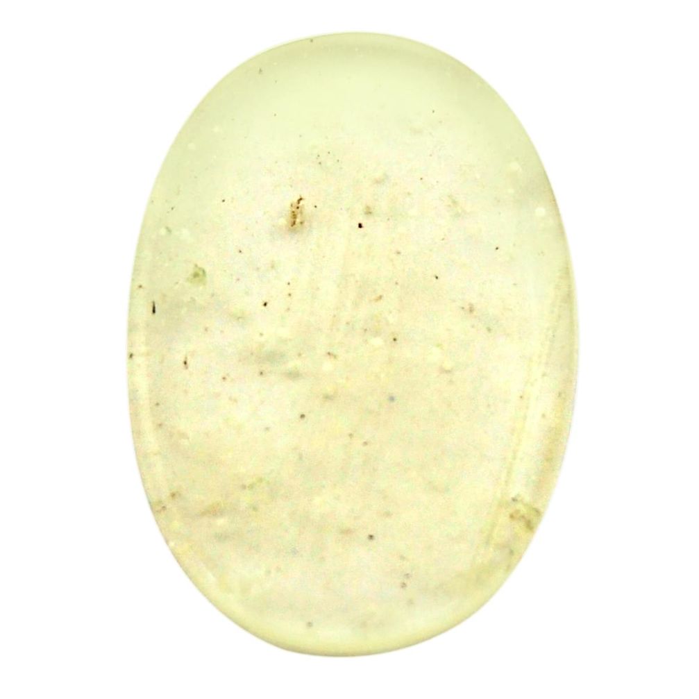 Natural libyan desert glass (gold tektite) 26x18 mm oval loose gemstone s16541