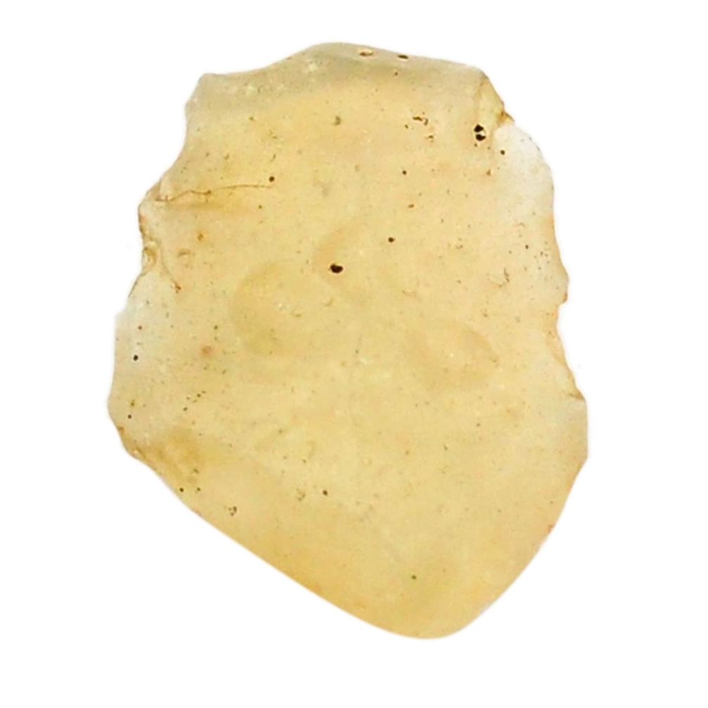 Natural 11.30cts libyan desert glass rough 24x18 mm fancy loose gemstone s25851