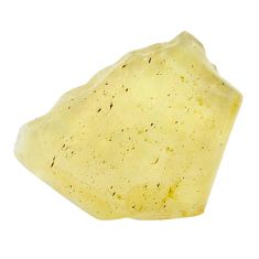 Natural 21.20cts libyan desert glass rough 26.5x22mm fancy loose gemstone s29198
