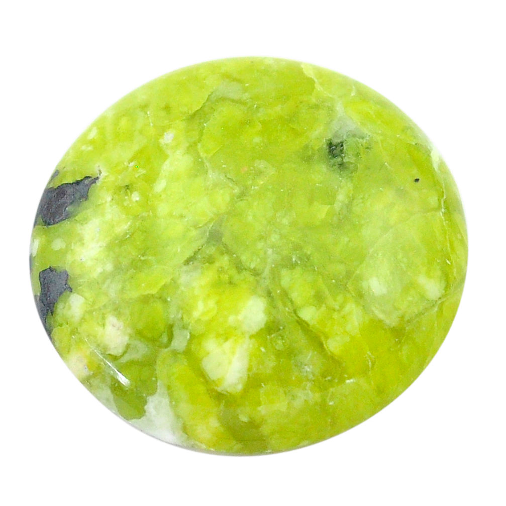 Natural 22.40cts lizardite (meditation stone) 24x24 mm loose gemstone s23742