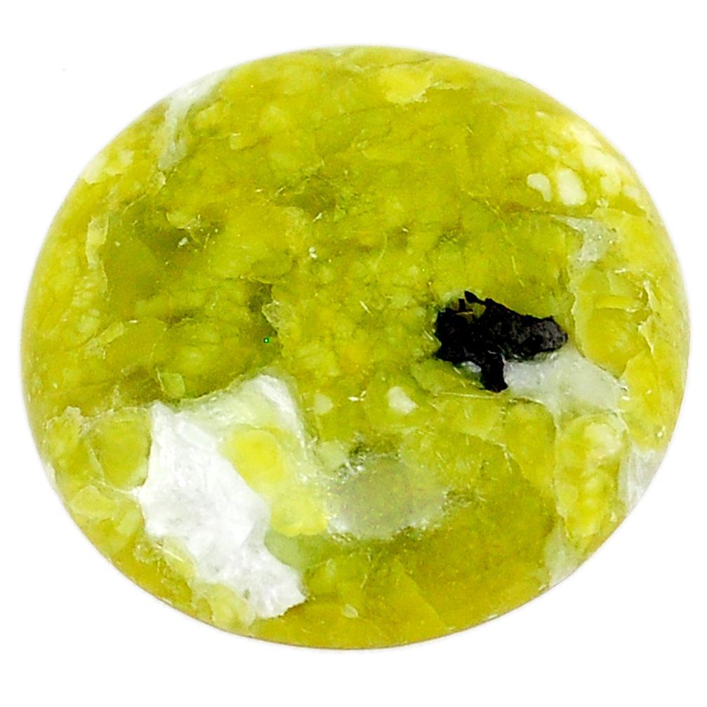 Natural 21.35cts lizardite (meditation stone) 25x25 mm loose gemstone s22878