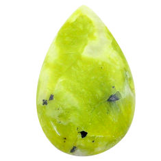 Natural 13.05cts lizardite (meditation stone) 26x16mm pear loose gemstone s23817