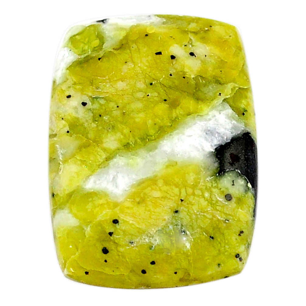 Natural 21.05cts lizardite (meditation stone) 26x17.5 mm loose gemstone s22875