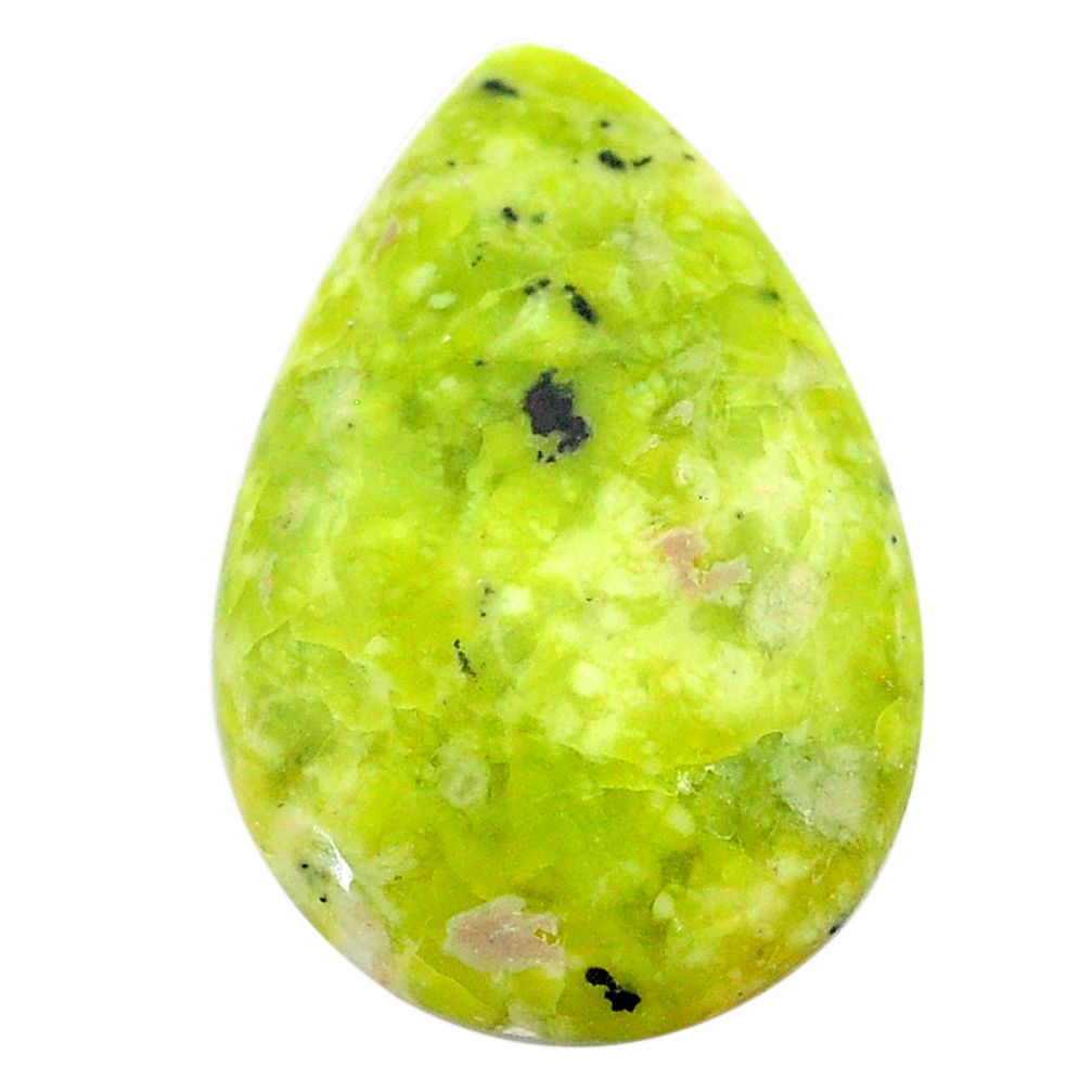 Natural 18.10cts lizardite (meditation stone) 26x17.5 mm loose gemstone s23773