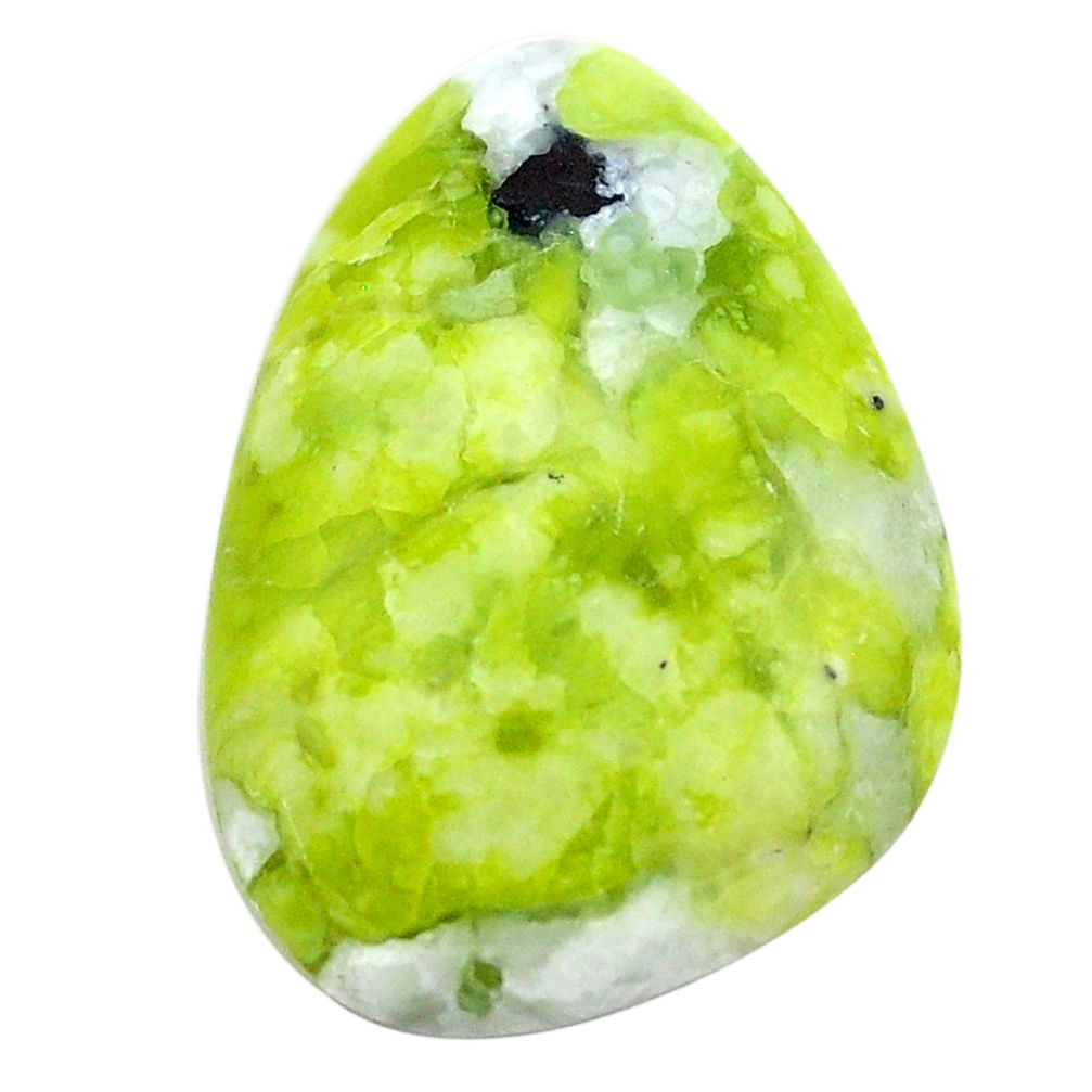 Natural 19.15cts lizardite (meditation stone) 26x18 mm loose gemstone s23772