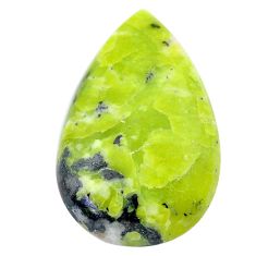 Natural 18.10cts lizardite (meditation stone) 27x17mm pear loose gemstone s23790