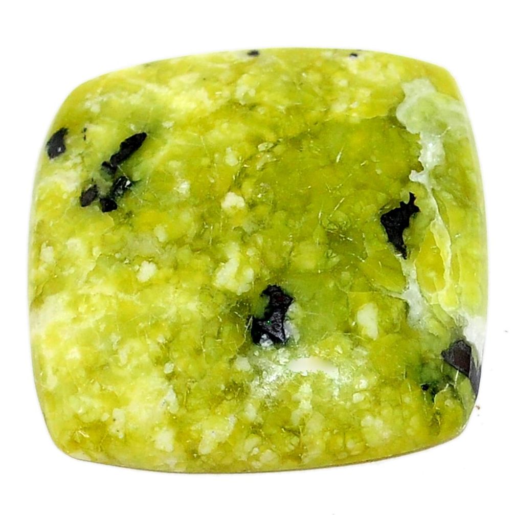 Natural 31.15cts lizardite (meditation stone) 27x26 mm loose gemstone s22880