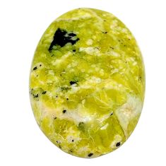 Natural 21.20cts lizardite (meditation stone) 28x19mm oval loose gemstone s22867
