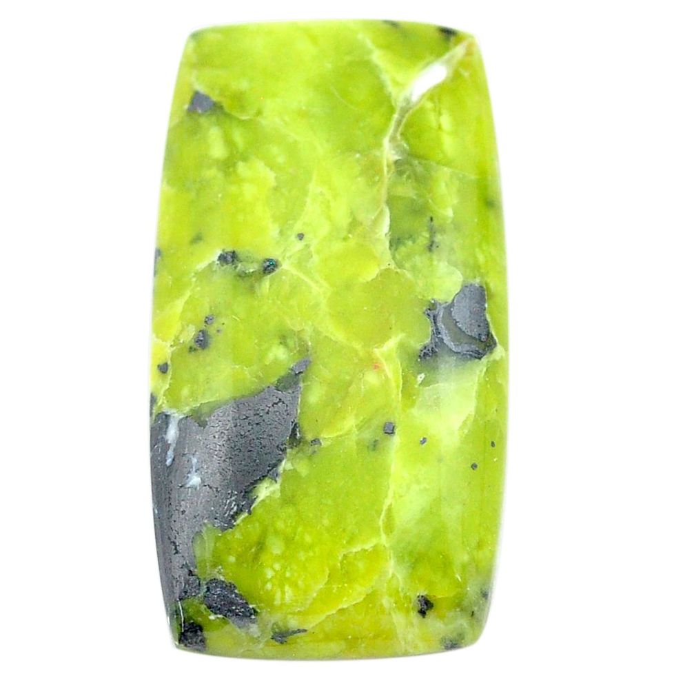Natural 30.10cts lizardite (meditation stone) 33x17 mm loose gemstone s23755